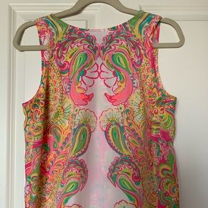 Lilly Pulitzer silk sleeveless top